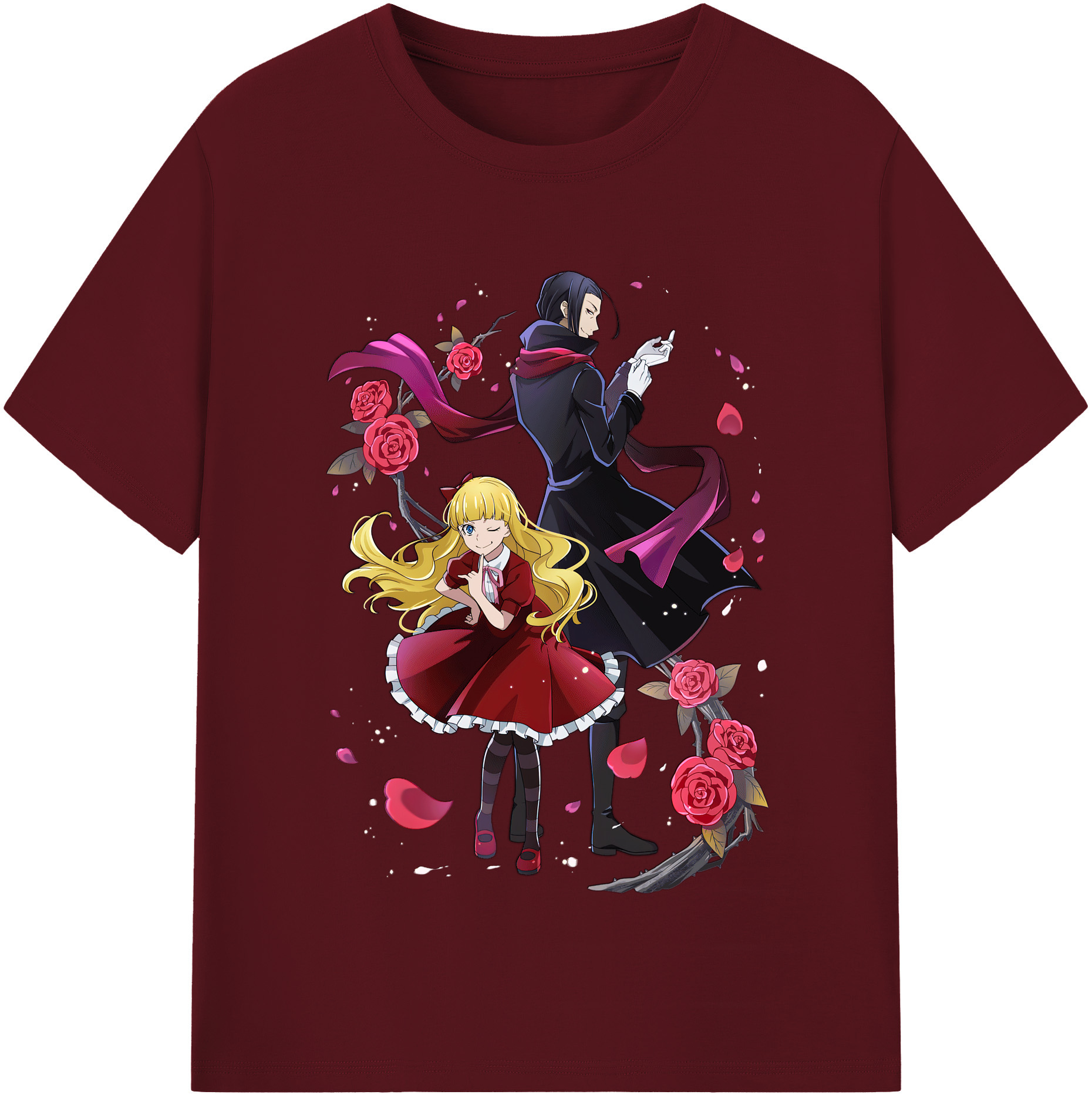 （画像用） 文豪ストレイドッグス Bungo Stray Dogs 綿100％半袖Tシャツ（フロントプリント）